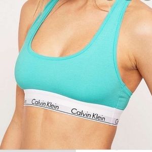 Light aqua Calvin Klein bralette!